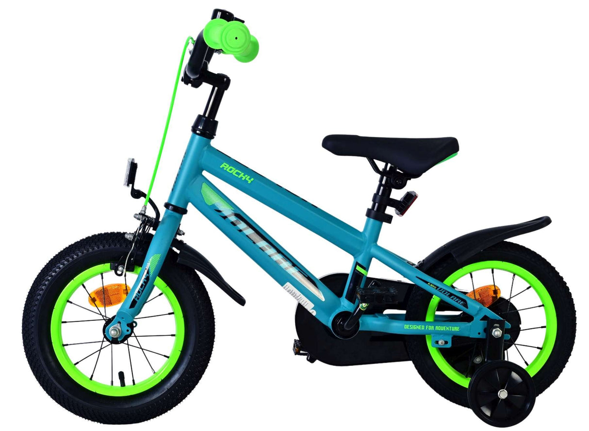 Volare Rocky Kinderfahrrad - Jungen - 12 Zoll - Grün