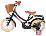 Volare Excellent Kinderfahrrad - Mädchen - 12 Zoll - Schwarz