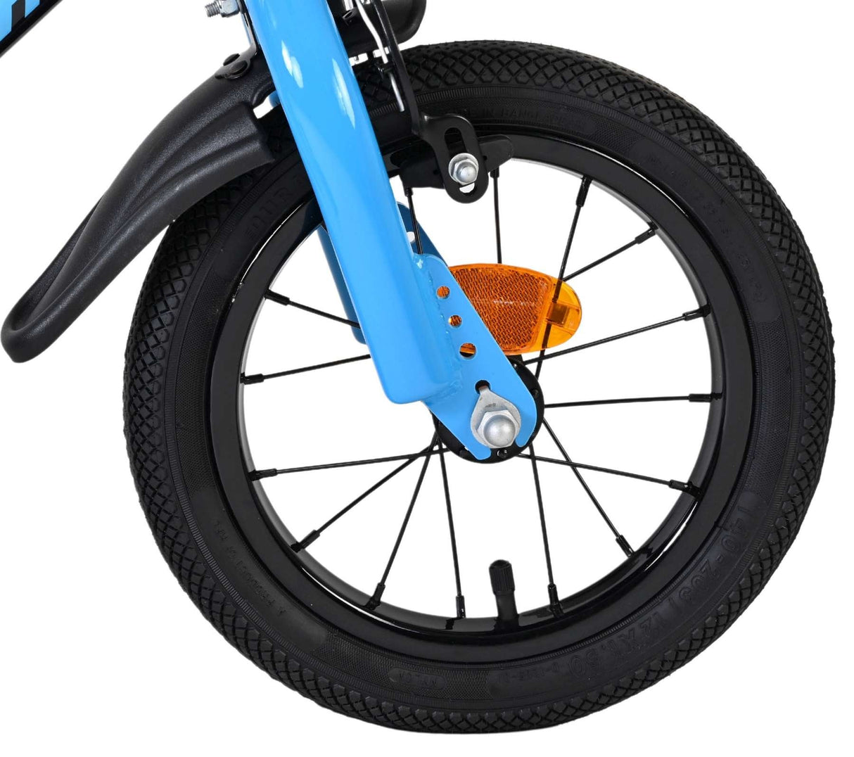 Volare Sportivo Kinderfahrrad - Jungen - 12 Zoll - Blau Schwarz