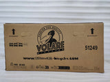 Kartonverpackung für ein Fahrrad mit Logo und Gewichtsangabe