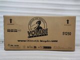 Kartonverpackung für ein Fahrrad mit Logo und Gewichtsangabe