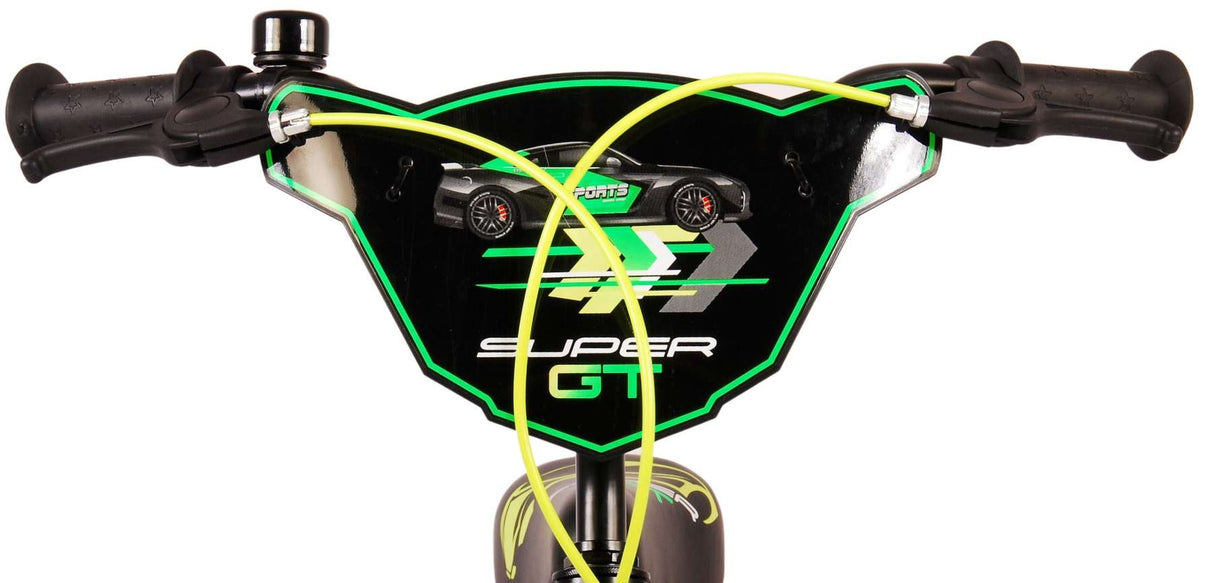 Volare Super GT Kinderfahrrad für Jungen 12 Zoll Grün mit zwei Handbremsen