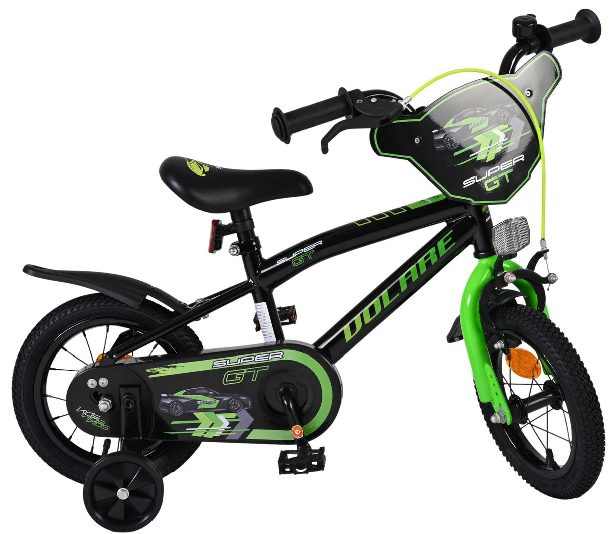 Volare Super GT Kinderfahrrad - Jungen - 12 Zoll - Grün