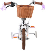 Volare Blossom Kinderfahrrad - Mädchen - 12 Zoll - Weiß
