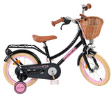 Volare Excellent Kinderfahrrad - Mädchen - 14 Zoll - Schwarz