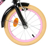 Volare Excellent Kinderfahrrad - Mädchen - 14 Zoll - Schwarz