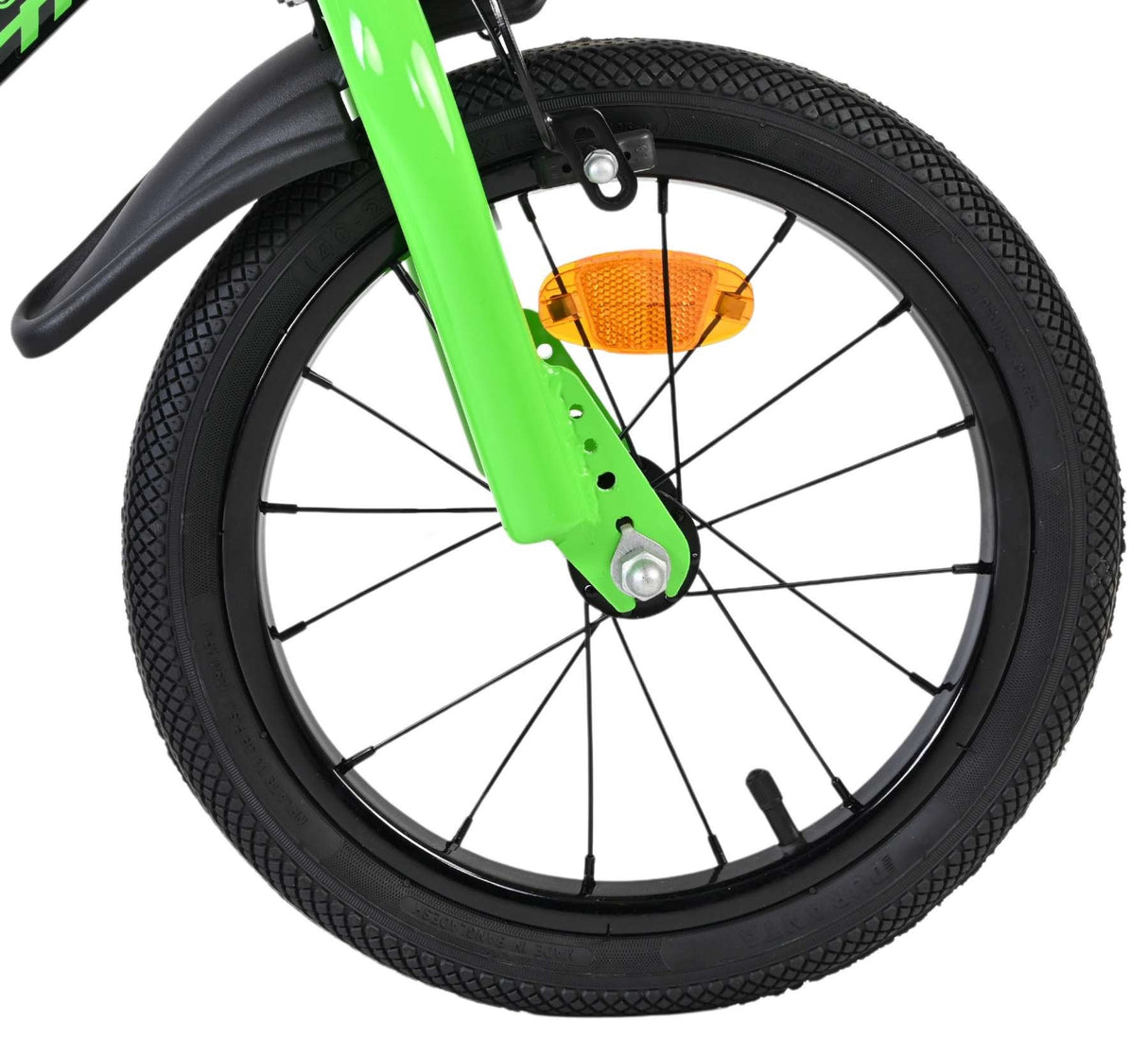 Volare Sportivo Kinderfahrrad - Jungen - 14 Zoll - Grün Schwarz
