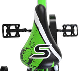 Volare Sportivo Kinderfahrrad - Jungen - 14 Zoll - Grün Schwarz