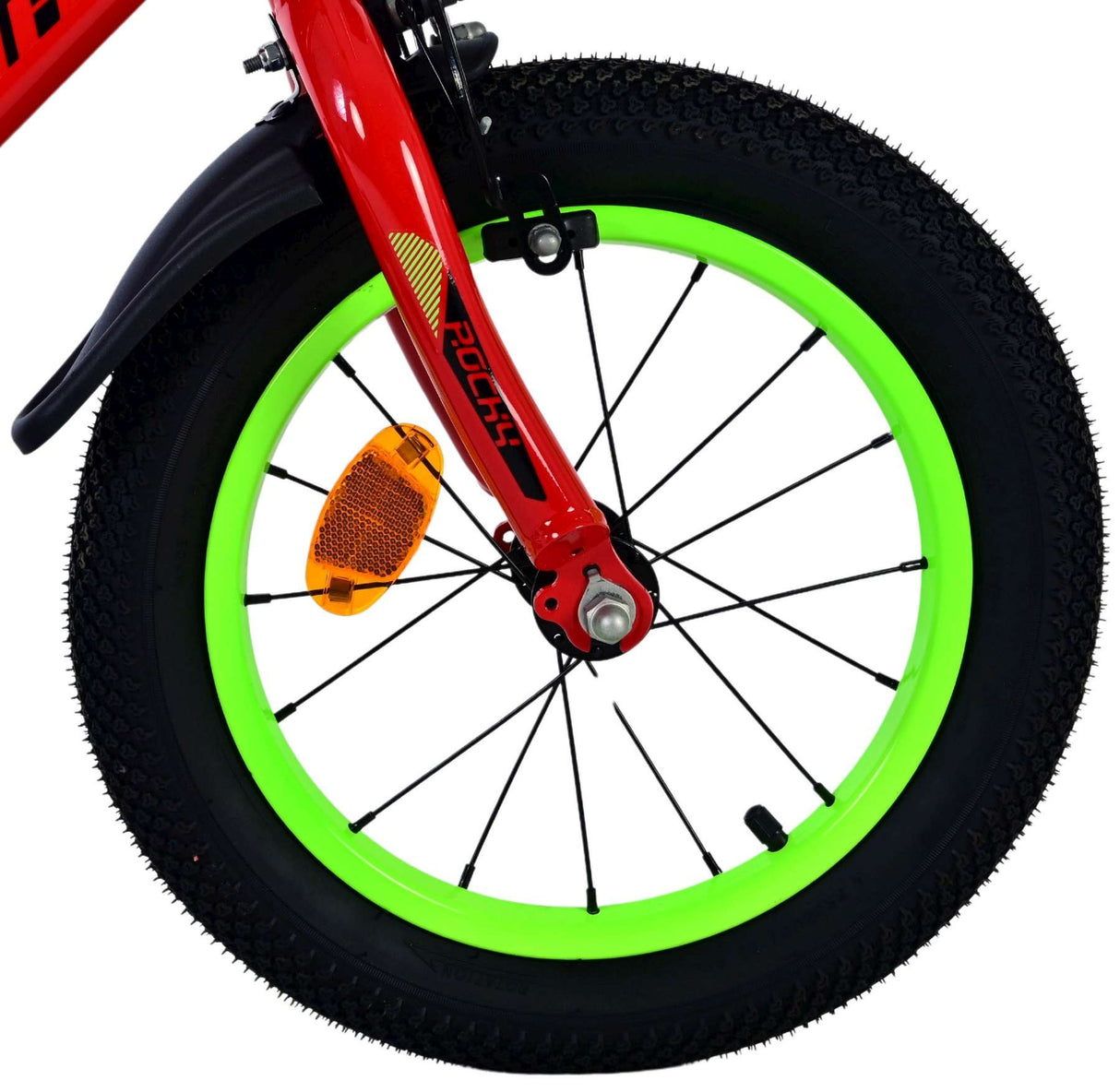 Volare Rocky Kinderfahrrad - Jungen - 14 Zoll - Rot