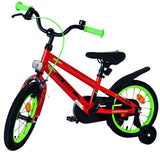 Volare Rocky Kinderfahrrad - Jungen - 14 Zoll - Rot