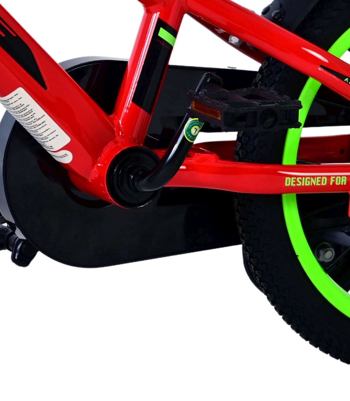 Volare Rocky Kinderfahrrad - Jungen - 14 Zoll - Rot