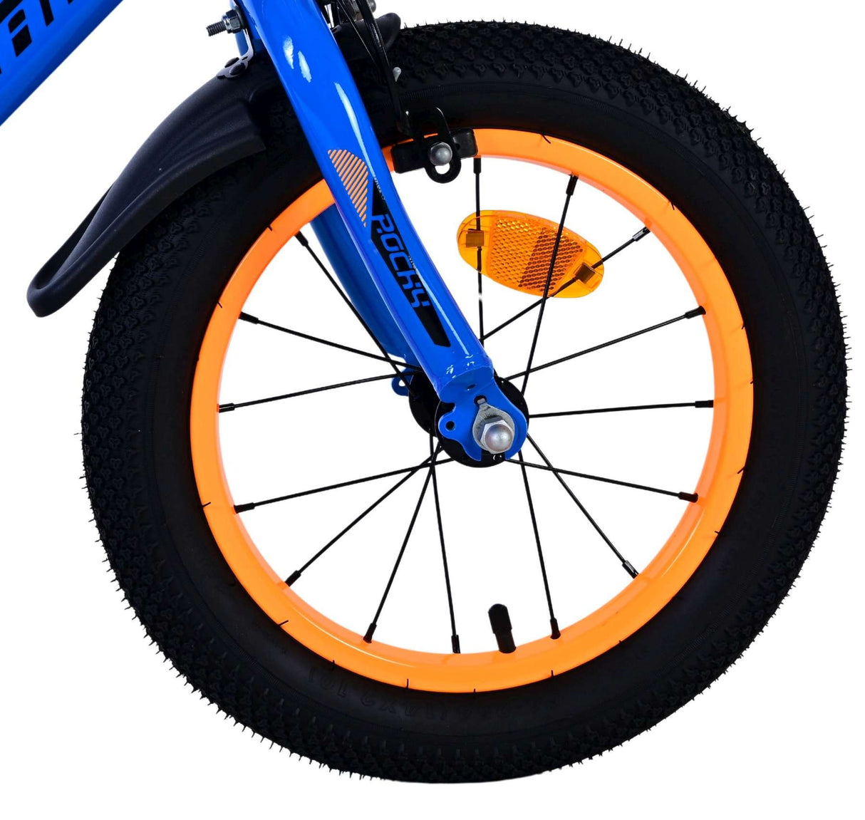 Volare Rocky Kinderfahrrad - Jungen - 14 Zoll - Blau