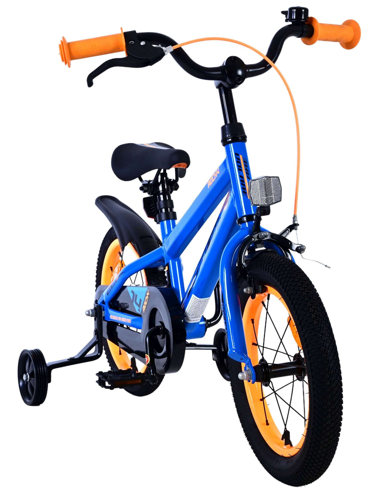 Volare Rocky Kinderfahrrad - Jungen - 14 Zoll - Blau
