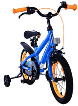 Volare Rocky Kinderfahrrad - Jungen - 14 Zoll - Blau