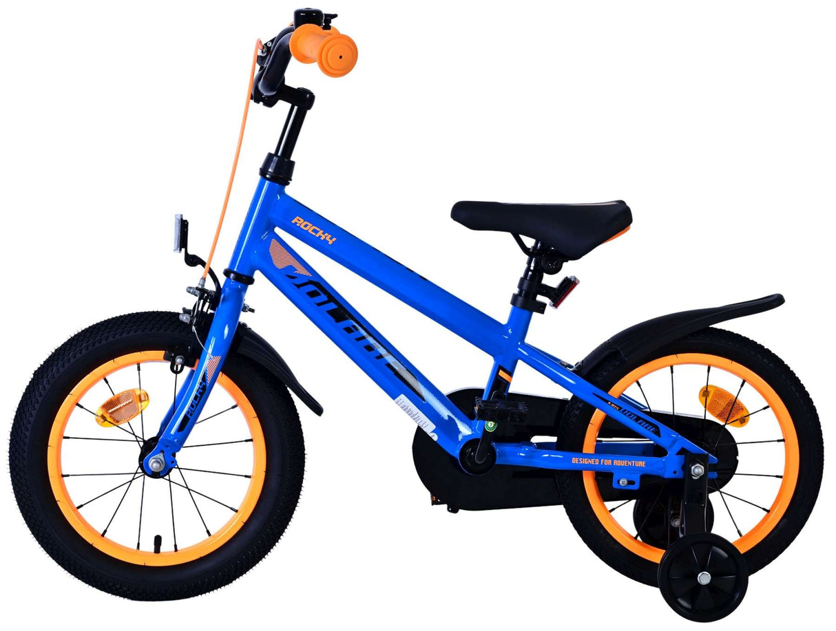 Volare Rocky Kinderfahrrad - Jungen - 14 Zoll - Blau