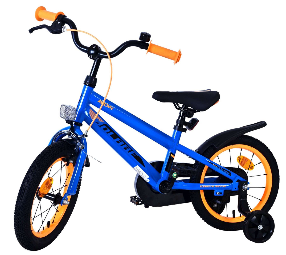 Volare Rocky Kinderfahrrad - Jungen - 14 Zoll - Blau
