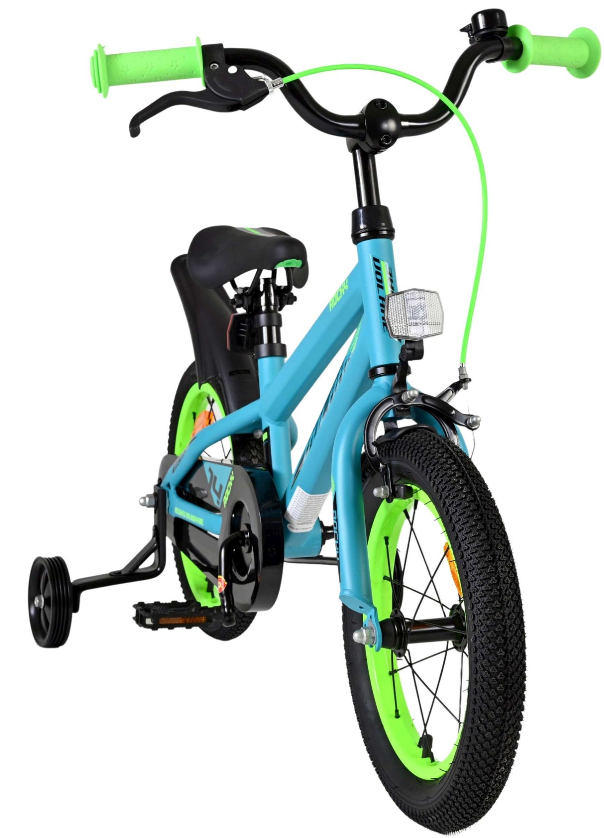Volare Rocky Kinderfahrrad - Jungen - 14 Zoll - Grün