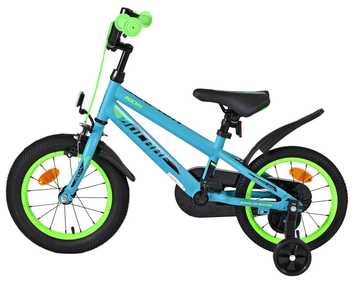 Volare Rocky Kinderfahrrad - Jungen - 14 Zoll - Grün
