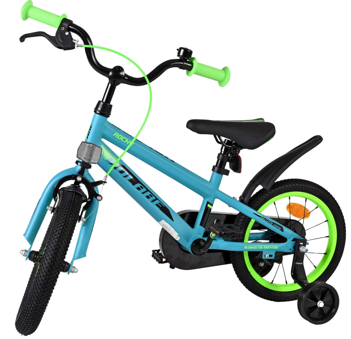 Volare Rocky Kinderfahrrad - Jungen - 14 Zoll - Grün