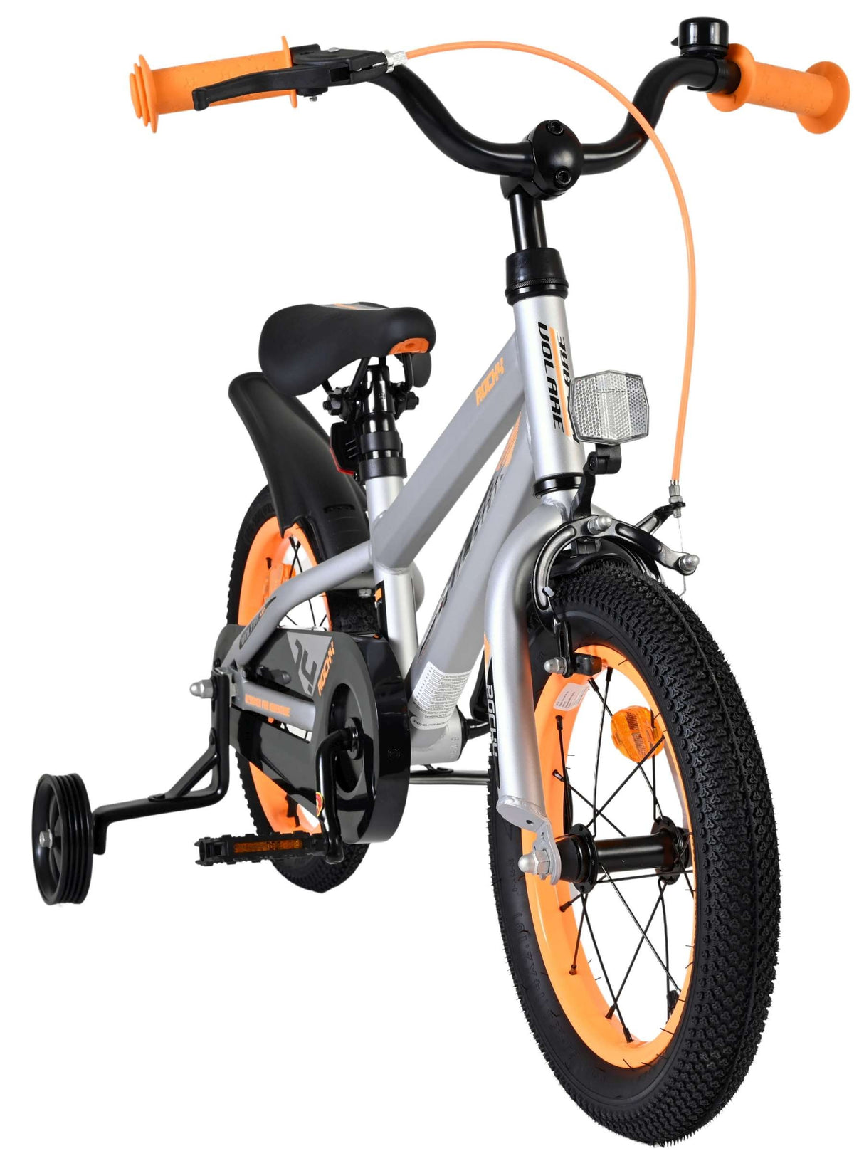 Volare Rocky Kinderfahrrad - Jungen - 14 Zoll - Grau