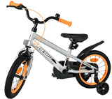 Volare Rocky Kinderfahrrad - Jungen - 14 Zoll - Grau