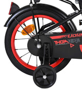 Volare Thombike Kinderfahrrad - Jungen - 14 Zoll - Schwarz Rot
