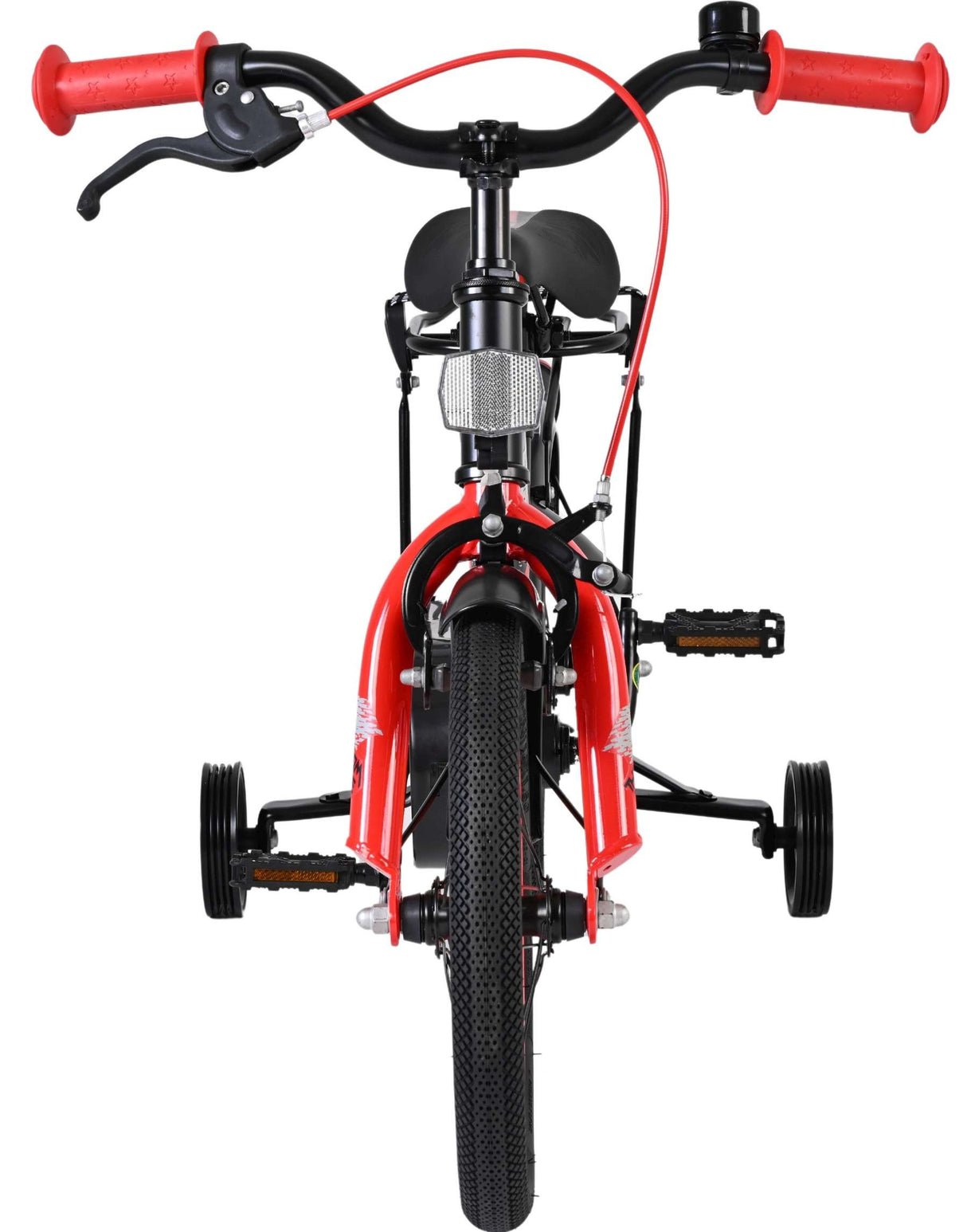Volare Thombike Kinderfahrrad - Jungen - 14 Zoll - Schwarz Rot