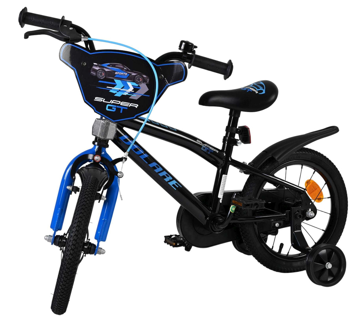 Volare Super GT Kinderfahrrad - Jungen - 14 Zoll - Blau