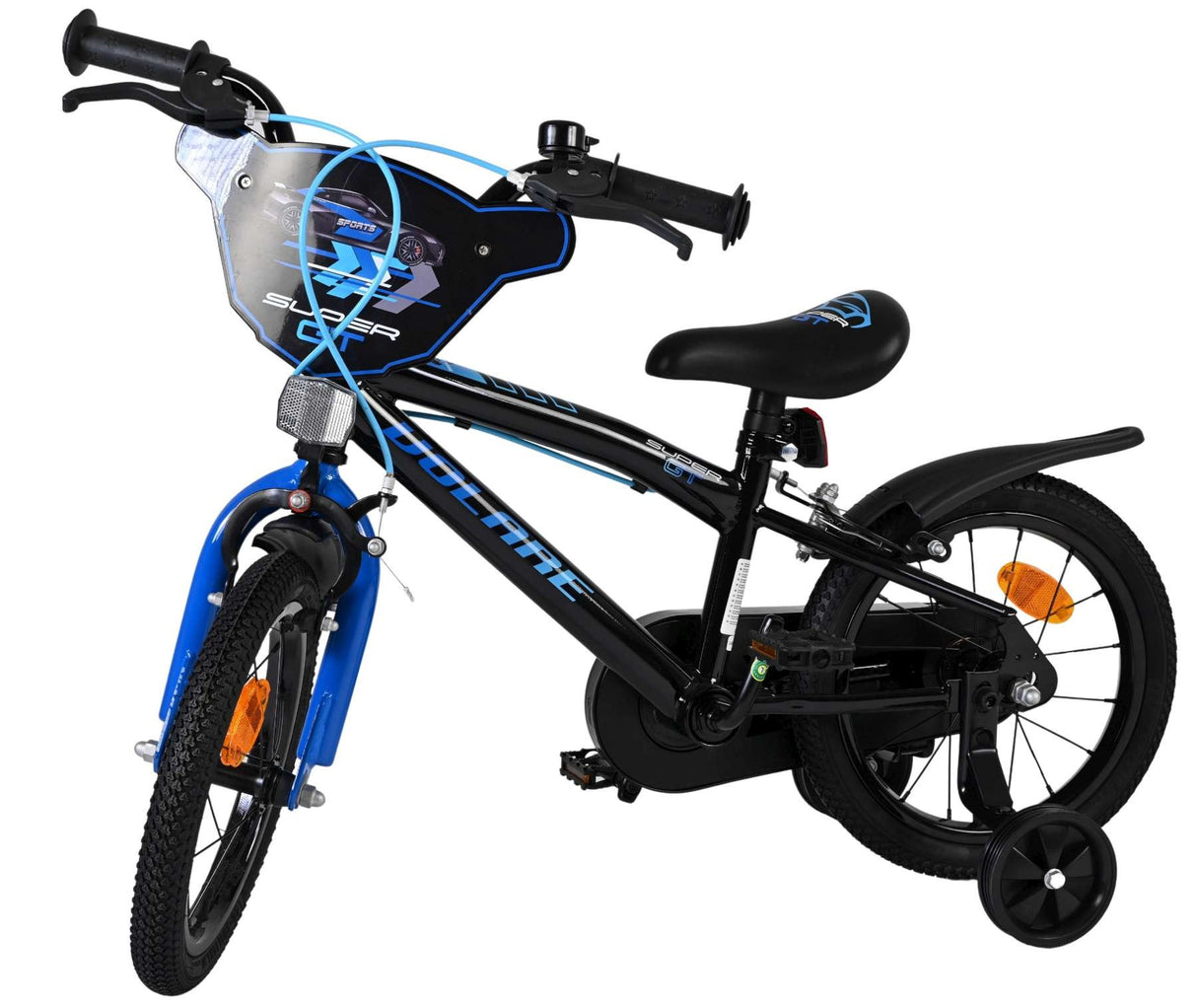 Volare Super GT Kinderfahrrad - Jungen - 14 Zoll - Blau - Zwei Handbremsen