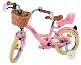 Volare Blossom Kinderfahrrad - Mädchen - 14 Zoll - Rosa