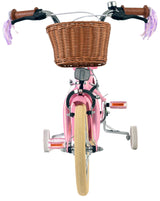 Volare Blossom Kinderfahrrad - Mädchen - 14 Zoll - Rosa - Zwei Handbremsen