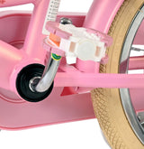 Volare Blossom Kinderfahrrad - Mädchen - 14 Zoll - Rosa - Zwei Handbremsen