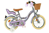 Volare Blossom Kinderfahrrad - Mädchen - 14 Zoll - Lila - Zwei Handbremsen