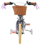 Volare Blossom Kinderfahrrad - Mädchen - 14 Zoll - Lila - Zwei Handbremsen