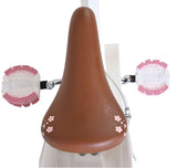 Volare Blossom Kinderfahrrad - Mädchen - 14 Zoll - Weiß - Zwei Handbremsen