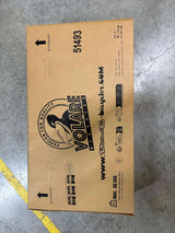 Kartonverpackung für ein Fahrrad mit Aufdruck und Informationen
