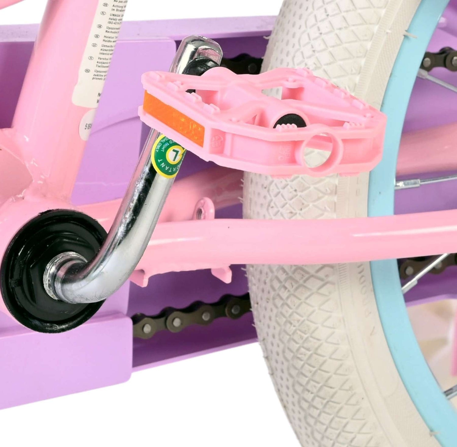 Volare Olivia Kinderfahrrad Mädchen 16 Zoll Rosa – zwei Handbremsen, g – trends4cents