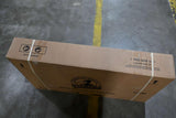 Kartonverpackung mit Hinweisen zur Handhabung und Aufschrift