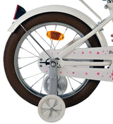 Volare Blossom Kinderfahrrad - Mädchen - 16 Zoll - Weiß