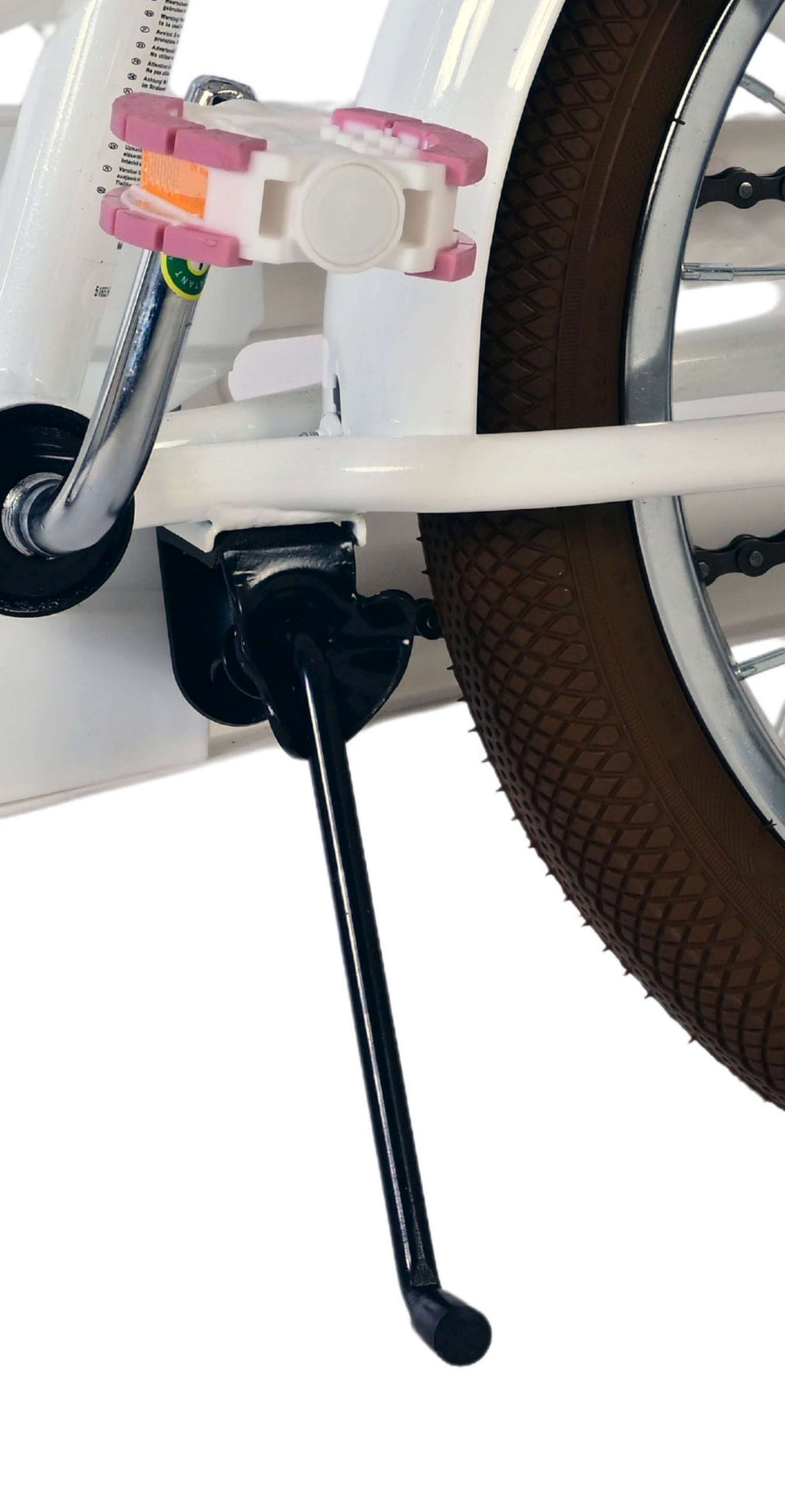 Volare Blossom Kinderfahrrad - Mädchen - 16 Zoll - Weiß