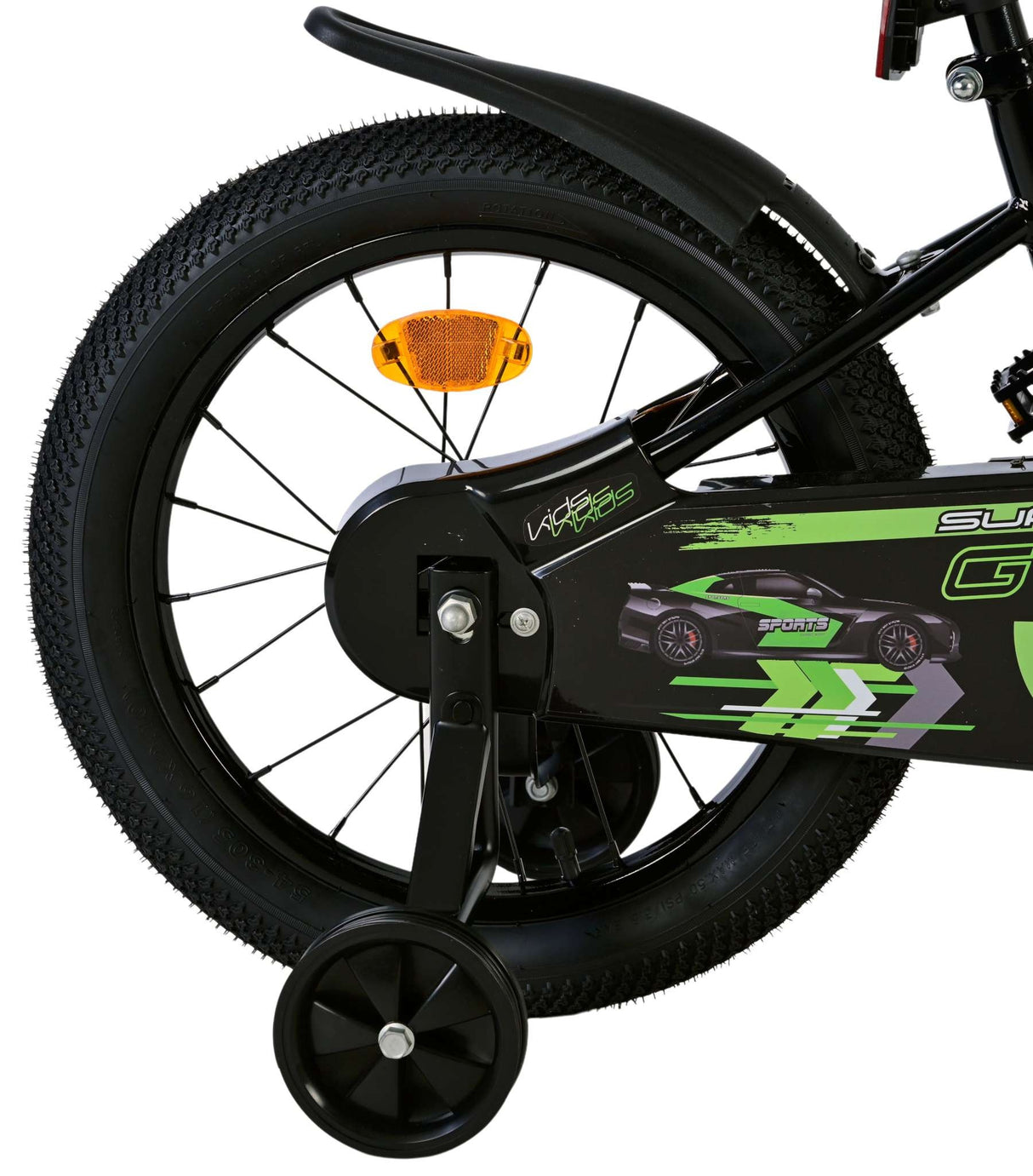 Volare Super GT Kinderfahrrad - Jungen - 16 Zoll - Grün