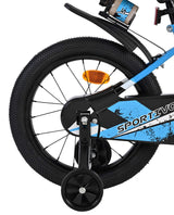 Volare Sportivo Kinderfahrrad - Jungen - 16 Zoll - Blau Schwarz