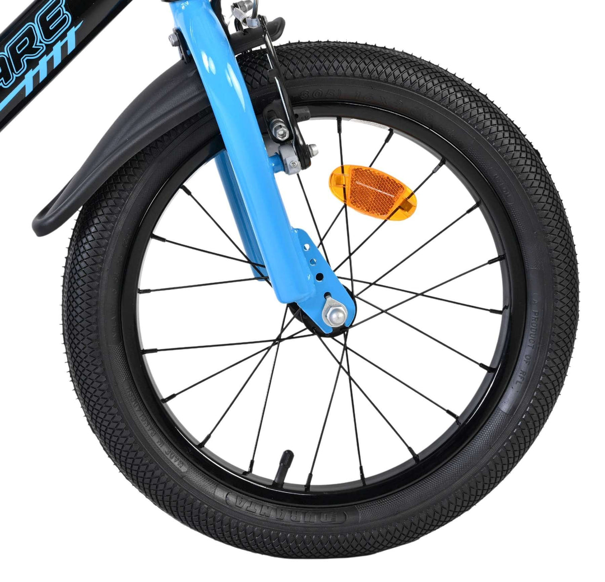 Volare Sportivo Kinderfahrrad - Jungen - 16 Zoll - Blau Schwarz