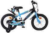 Volare Sportivo Kinderfahrrad - Jungen - 16 Zoll - Blau Schwarz - Zwei Handbremsen