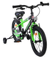 Volare Sportivo Kinderfahrrad - Jungen - 16 Zoll - Grün Schwarz