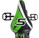 Volare Sportivo Kinderfahrrad - Jungen - 16 Zoll - Grün Schwarz - Zwei Handbremsen