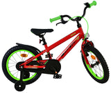 Volare Rocky Kinderfahrrad - Jungen - 16 Zoll - Rot