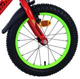 Volare Rocky Kinderfahrrad - Jungen - 16 Zoll - Rot