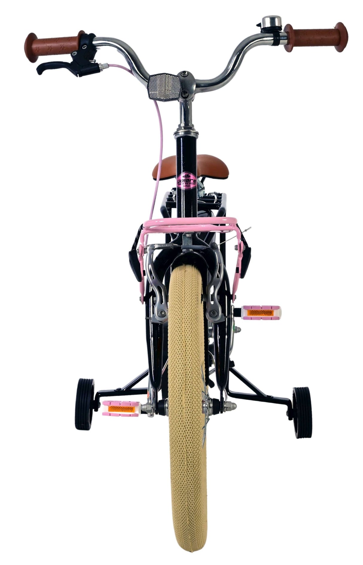 Volare Excellent Kinderfahrrad - Mädchen - 18 Zoll - Schwarz - 95 % zusammengebaut