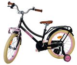 Volare Excellent Kinderfahrrad - Mädchen - 18 Zoll - Schwarz - 95 % zusammengebaut